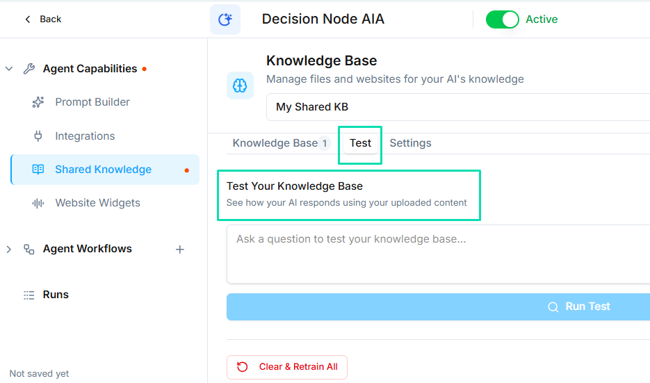 Testing Knowledge Accuracy
